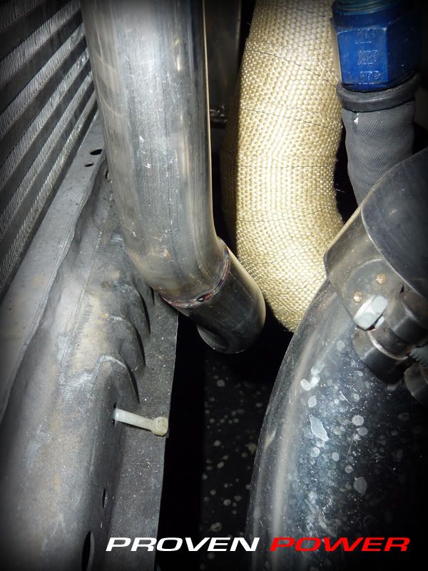 H22 Boosted Civic EJ 2.53" Downpipe, 38mm dumptube, 3" 304 SS exhaust